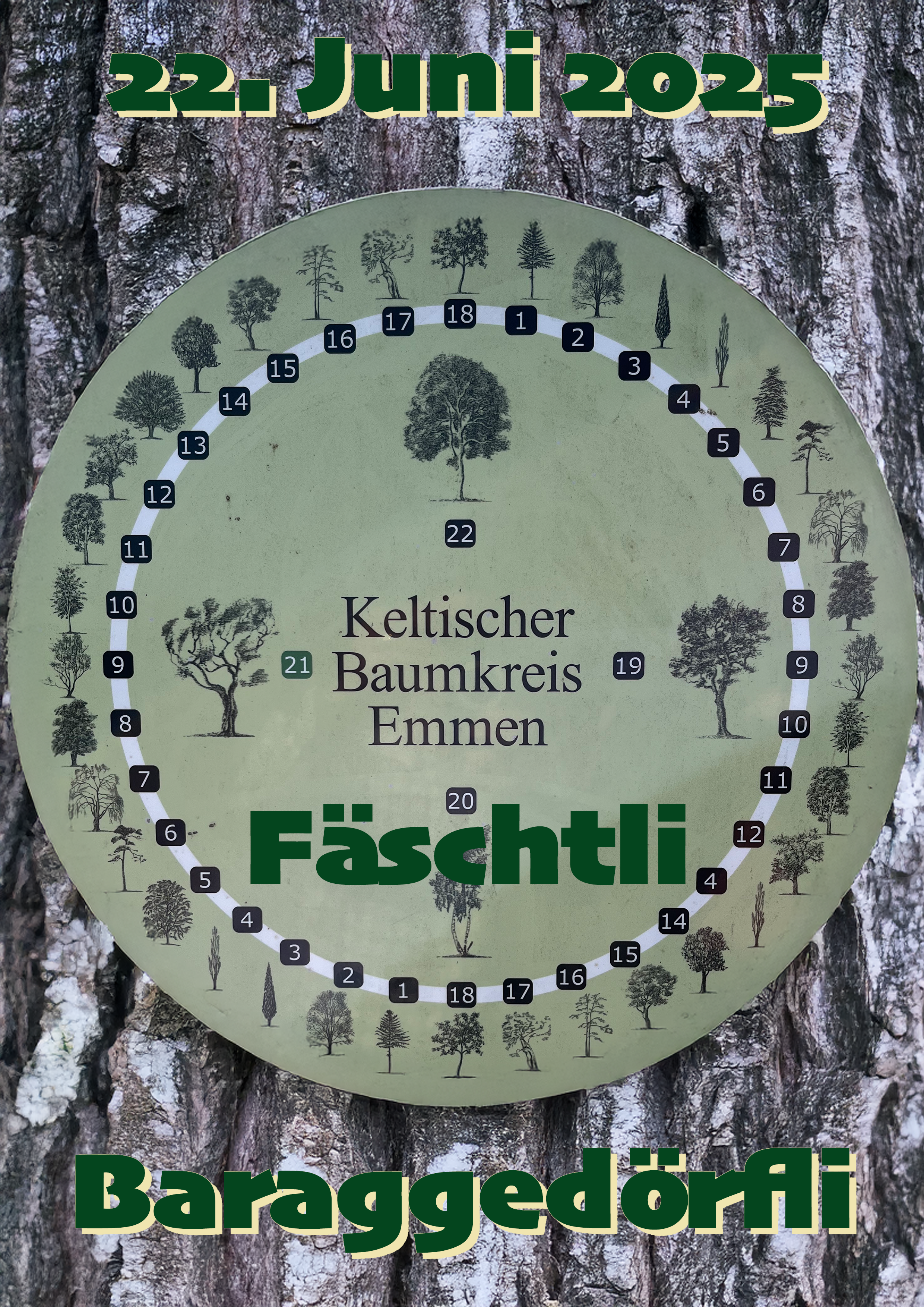 Keltischer Baumkreis Fäschtli 22. Juni 2025